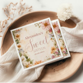 Guardanapo De Papel Pastel Selvagens Rosa Romântico 16