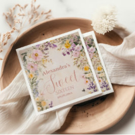 Guardanapo De Papel Pastel Selvagens Rosa Romântico 16