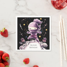 Guardanapo De Papel Pastel Spy Ninja Birthday