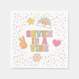 Guardanapo De Papel Patch Preppy Seven é um Aniversário Vibe