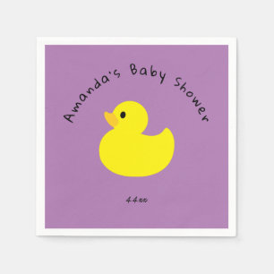 Guardanapo De Papel Pato Amarelo - Chá de Bebê