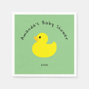 Guardanapo De Papel Pato Amarelo - Chá de fraldas