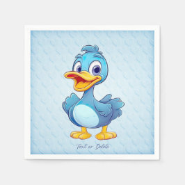 Guardanapo De Papel Pato Azul Napkins