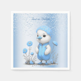 Guardanapo De Papel Pato Azul Napkins