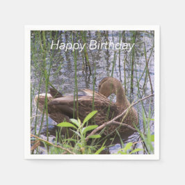 Guardanapo De Papel Pato Preening nos Leeds