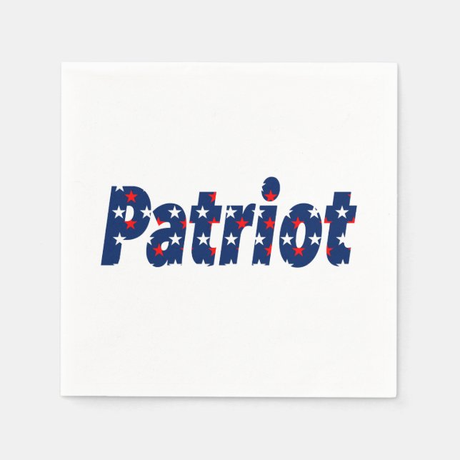 Guardanapo De Papel Patriota (Frente)
