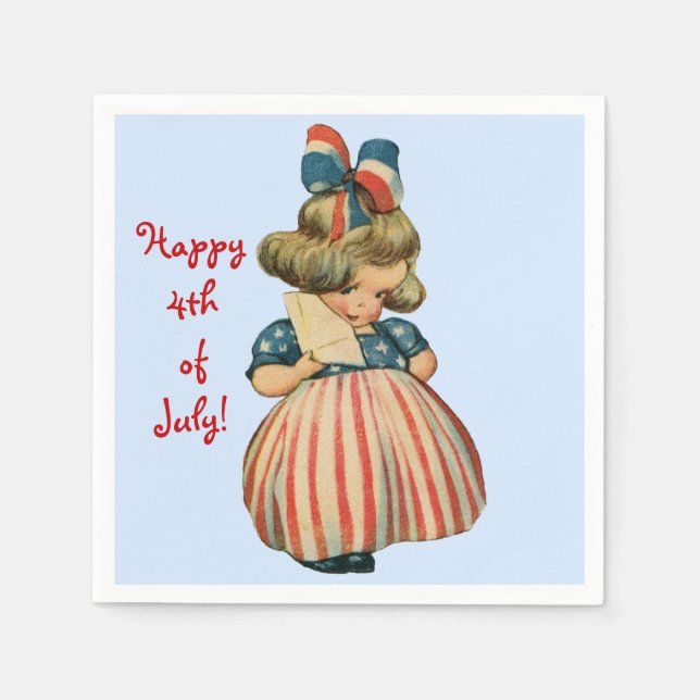 Guardanapo De Papel Patriótica Cutie (Frente)
