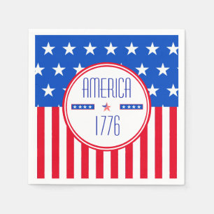 Guardanapo De Papel Patriótico americano 1776