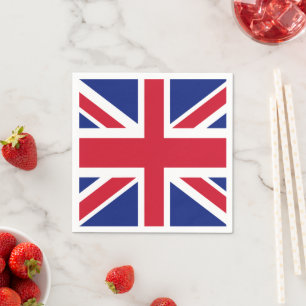 Guardanapo De Papel Patriótico União Britânica Jack Flag Napkin