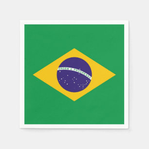 Guardanapo de papel patrióticos com a bandeira de