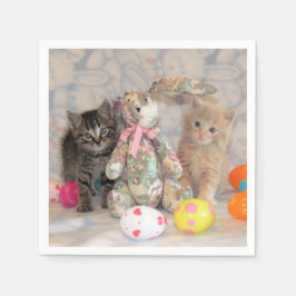 Guardanapo De Papel Patton & Buffington's Easter Bunny - Gato / Gatinh