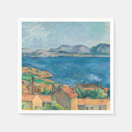 Guardanapo De Papel Paul Cezanne - Baía de Marselha, Vista de Estaque