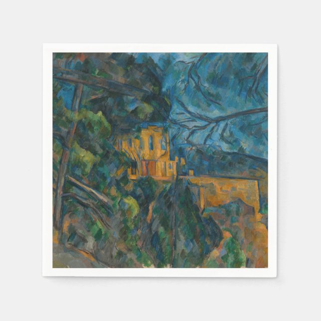 Guardanapo De Papel Paul Cezanne - Castelo Negro (Frente)