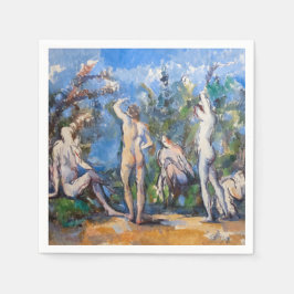 Guardanapo De Papel Paul Cezanne - Cinco Bathers