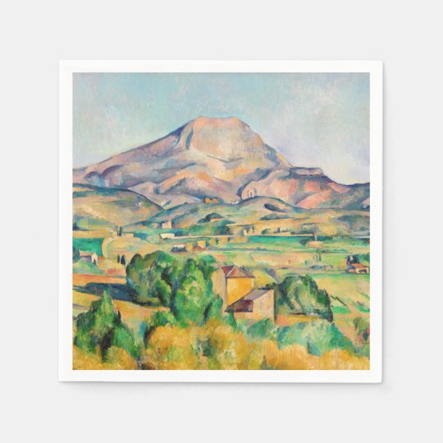 Guardanapo De Papel Paul Cezanne - Mont Sainte-Victoire (Frente)