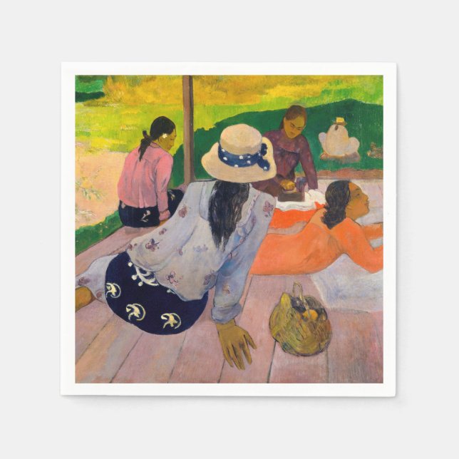 Guardanapo De Papel Paul Gauguin - A Sesta (Frente)