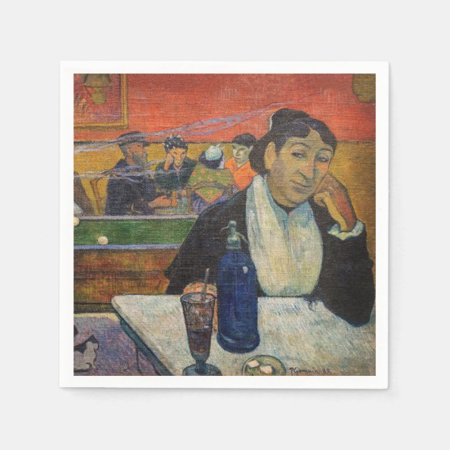 Guardanapo De Papel Paul Gauguin - O Café da Noite, Arles (Frente)