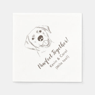 Guardanapo De Papel Pawfect Together Labrador Wedkins