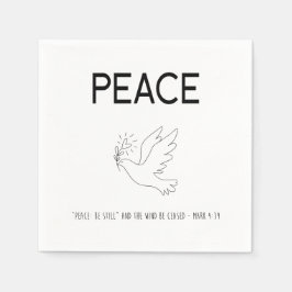 Guardanapo De Papel Peace be still bird flying