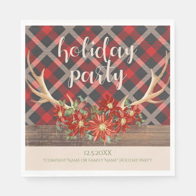 Guardanapo De Papel Peace Hope and Love Holiday Unicorn (Frente)