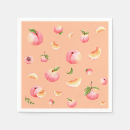 Guardanapo De Papel Peach Birthday