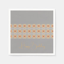 Peach Floral Patterno