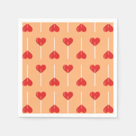 Guardanapo De Papel Peachy Love Suckers Red