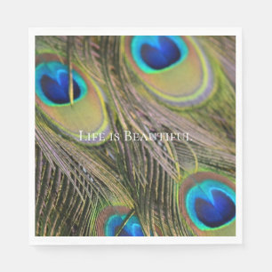 Guardanapo De Papel Peacock Feather Kauai Hawaii