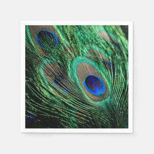 Guardanapo De Papel Peacock Feather Lucky
