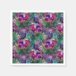 Guardanapo De Papel Peacock Wedding Supply Paper Napkins