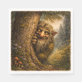 Guardanapo De Papel Peaking Norwegian Troll, Napkins