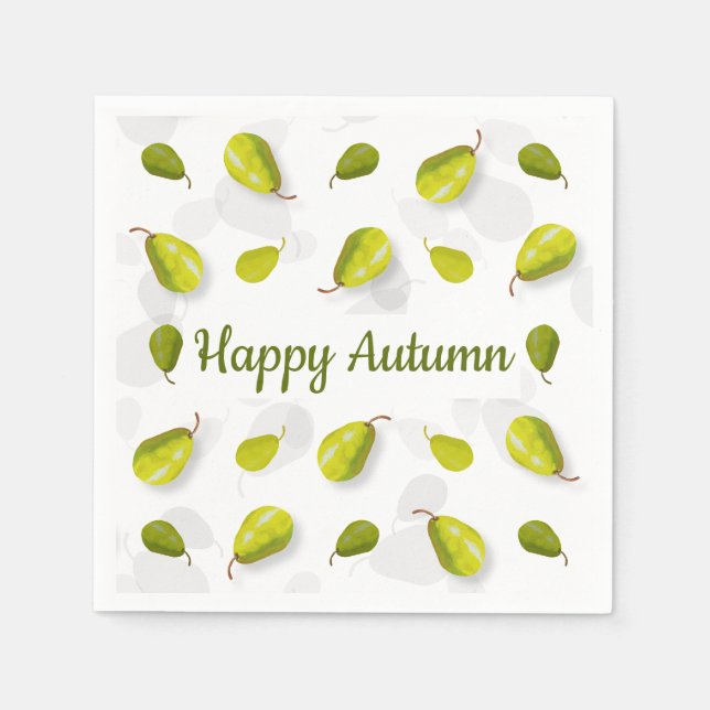 Guardanapo De Papel Pear Paper Napkins (Frente)