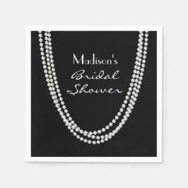 Guardanapo De Papel Pearl Chá de panela Napkins de 1920