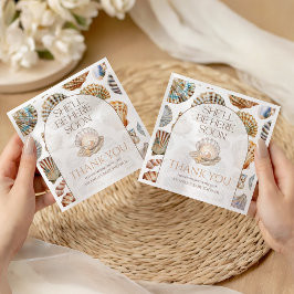 Guardanapo De Papel Pearl Under The Sea You Soon Girl Baby Shower