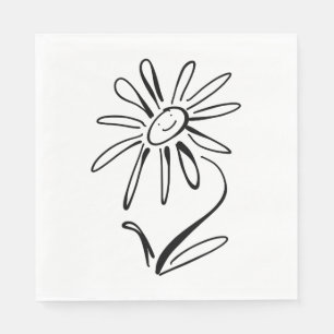 Guardanapo De Papel PEDAÇO DE Papel FLOWER FELIZ