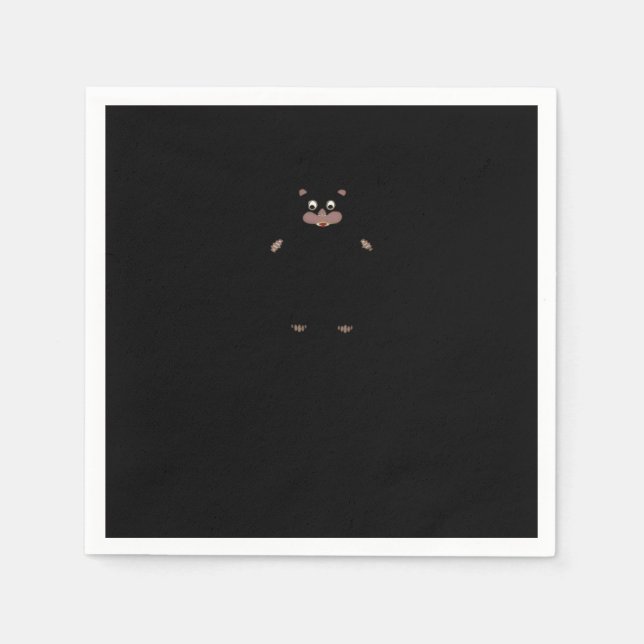 Guardanapo De Papel Peekabo (Branco) (Frente)