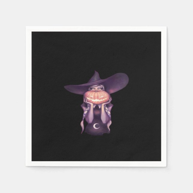 Guardanapo De Papel Peekabo Pumpkin (Frente)