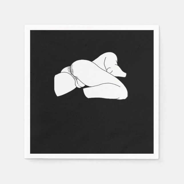 Guardanapo De Papel Peekaboo Clássico Engraçado (Frente)