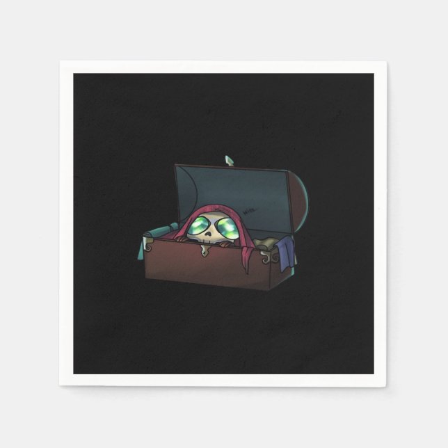 Guardanapo De Papel Peekaboo Sloth Halloween (Frente)