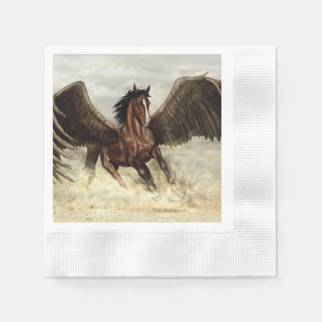 Guardanapo De Papel Pegasus na asa (Frente)