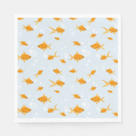 Guardanapo De Papel Peixe-Justo Nadando na Água