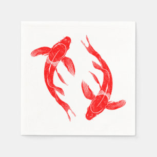 Guardanapo De Papel Peixe Koi