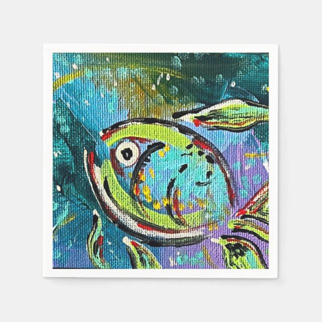 Guardanapo De Papel Peixe Napkin (Frente)