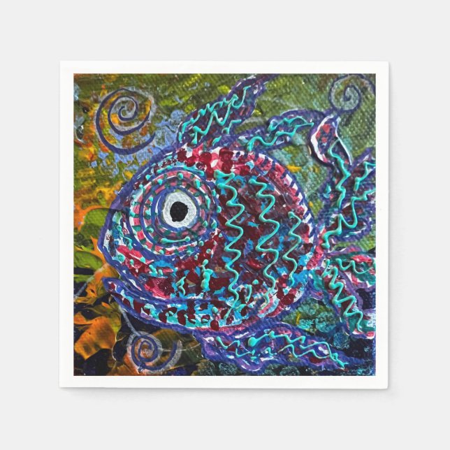 Guardanapo De Papel Peixe Napkins (Frente)