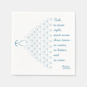 Guardanapo De Papel Peixe Polonês Proverbe Napkin