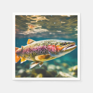 Guardanapo De Papel Peixe salmão