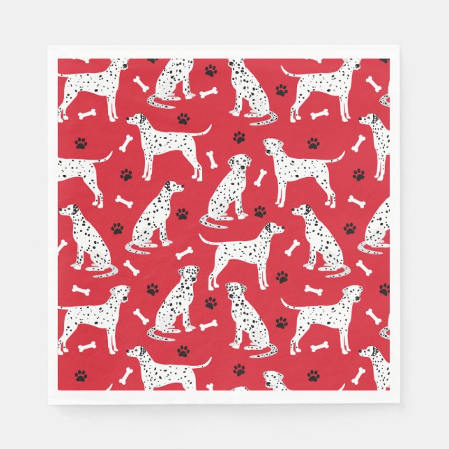 Guardanapo De Papel Peixes e Ossos Dalmáticos (Frente)