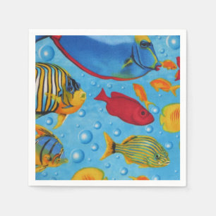 Guardanapo De Papel Peixes tropicais 2