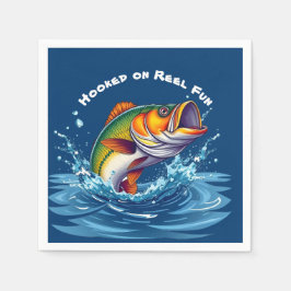 Guardanapo De Papel Peixes viciados em diversão de Reel
