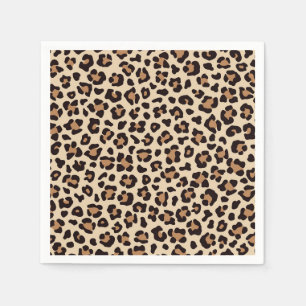 Guardanapo De Papel Pele-Pele-Leopardo Padrão